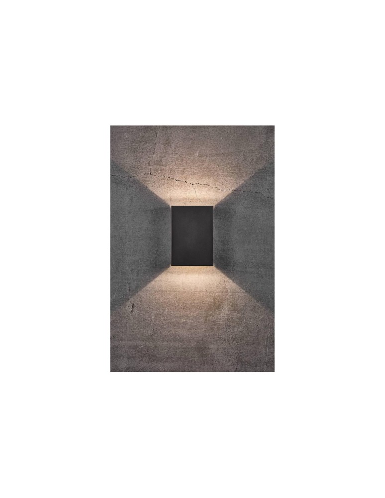 Outdoor wall lamps - NORDLUX FOLD LED Wall Lamp Aluminum Black 2019051003 - product kolory-swiatla.pl 7