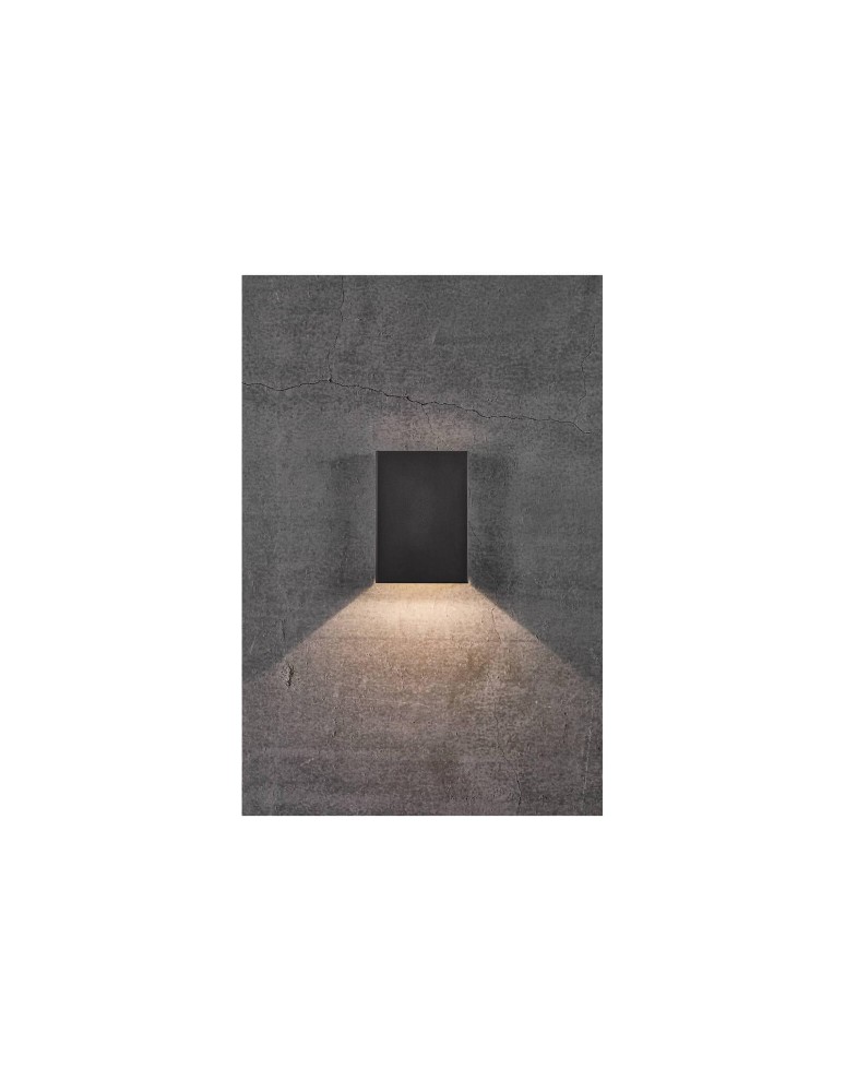 Outdoor wall lamps - NORDLUX FOLD LED Wall Lamp Aluminum Black 2019051003 - product kolory-swiatla.pl 10
