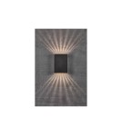 Outdoor wall lamps - NORDLUX FOLD LED Wall Lamp Aluminum Black 2019051003 - product 11
