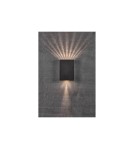 Outdoor wall lamps - NORDLUX FOLD LED Wall Lamp Aluminum Black 2019051003 - product 12