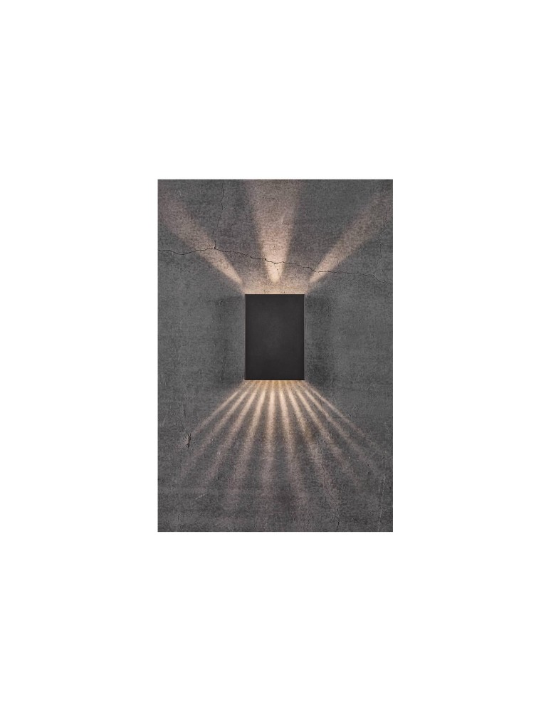 Outdoor wall lamps - NORDLUX FOLD LED Wall Lamp Aluminum Black 2019051003 - product kolory-swiatla.pl 13