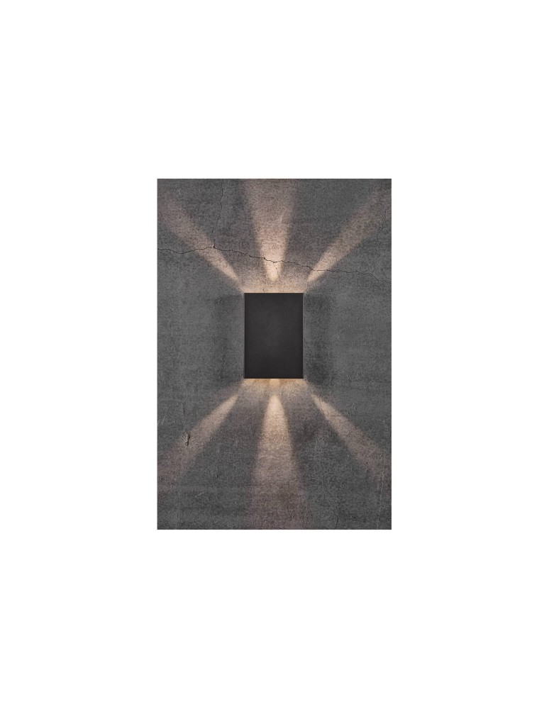 Outdoor wall lamps - NORDLUX FOLD LED Wall Lamp Aluminum Black 2019051003 - product kolory-swiatla.pl 14