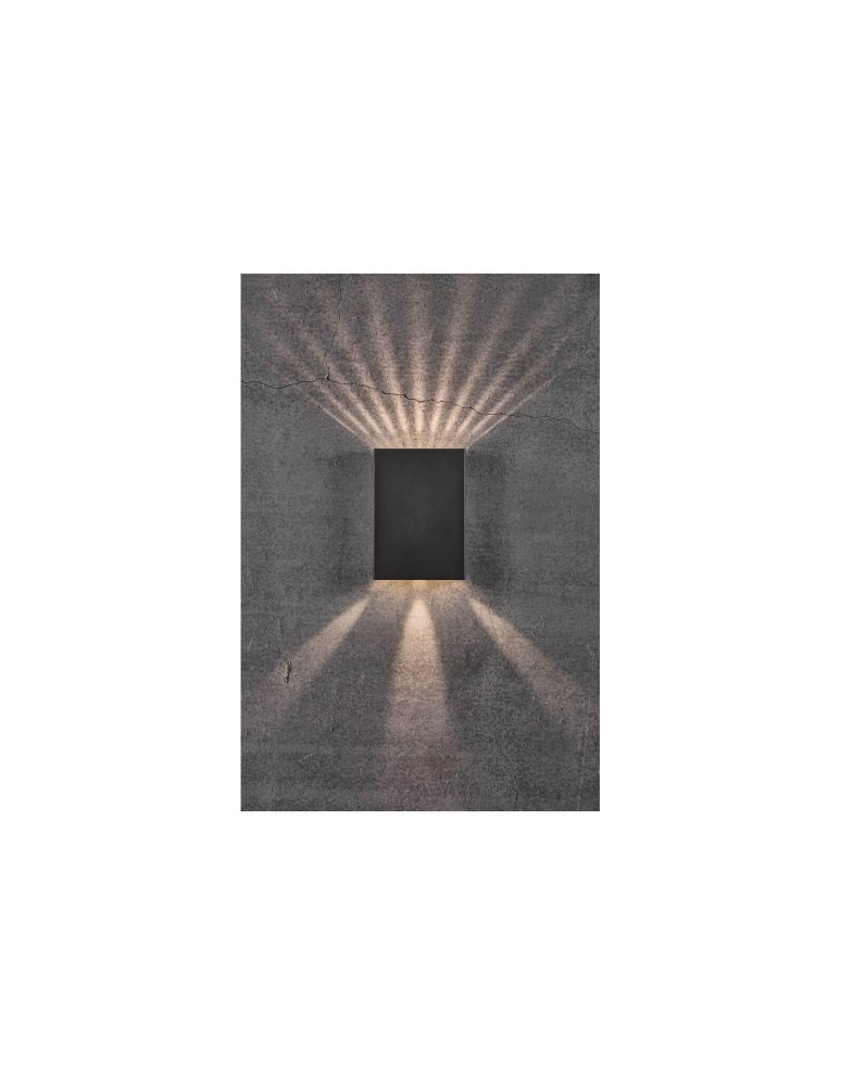 Outdoor wall lamps - NORDLUX FOLD LED Wall Lamp Aluminum Black 2019051003 - product kolory-swiatla.pl 15