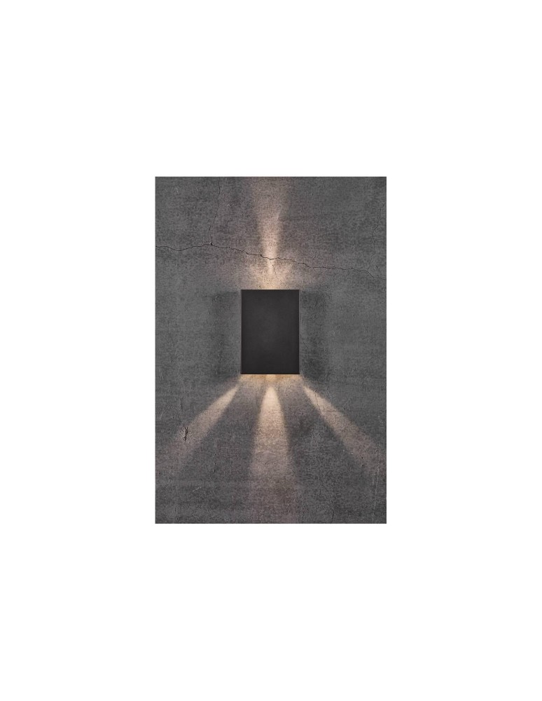 Outdoor wall lamps - NORDLUX FOLD LED Wall Lamp Aluminum Black 2019051003 - product kolory-swiatla.pl 16
