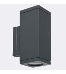 Outdoor wall lamps - Norlys Sandvik Wall lamp 2xGU10 IP65 Graphite 1730GR - product 1
