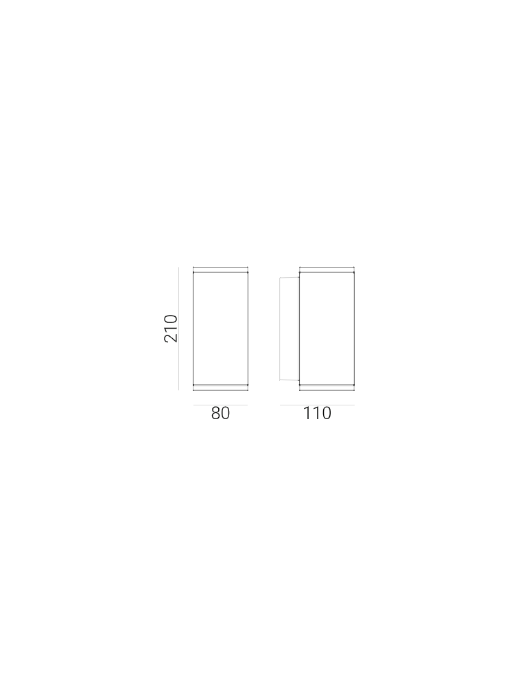 Outdoor wall lamps - Norlys Sandvik Wall lamp 2xGU10 IP65 Graphite 1730GR - product kolory-swiatla.pl 2