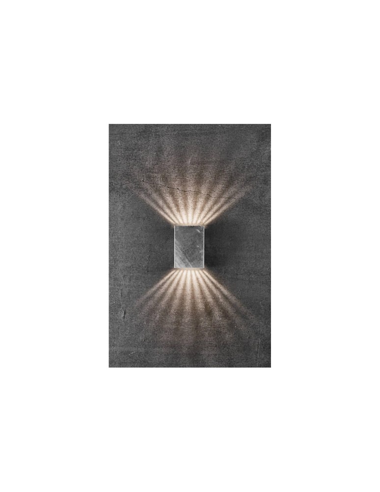 Outdoor wall lamps - NORDLUX FOLD LED Wall Lamp Silver 2019041031 - product kolory-swiatla.pl 4