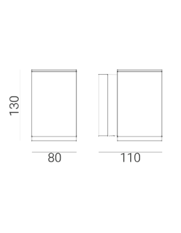Norlys Sandvik Wall lamp 1xGU10 IP65 Graphite 1740GR - product 2