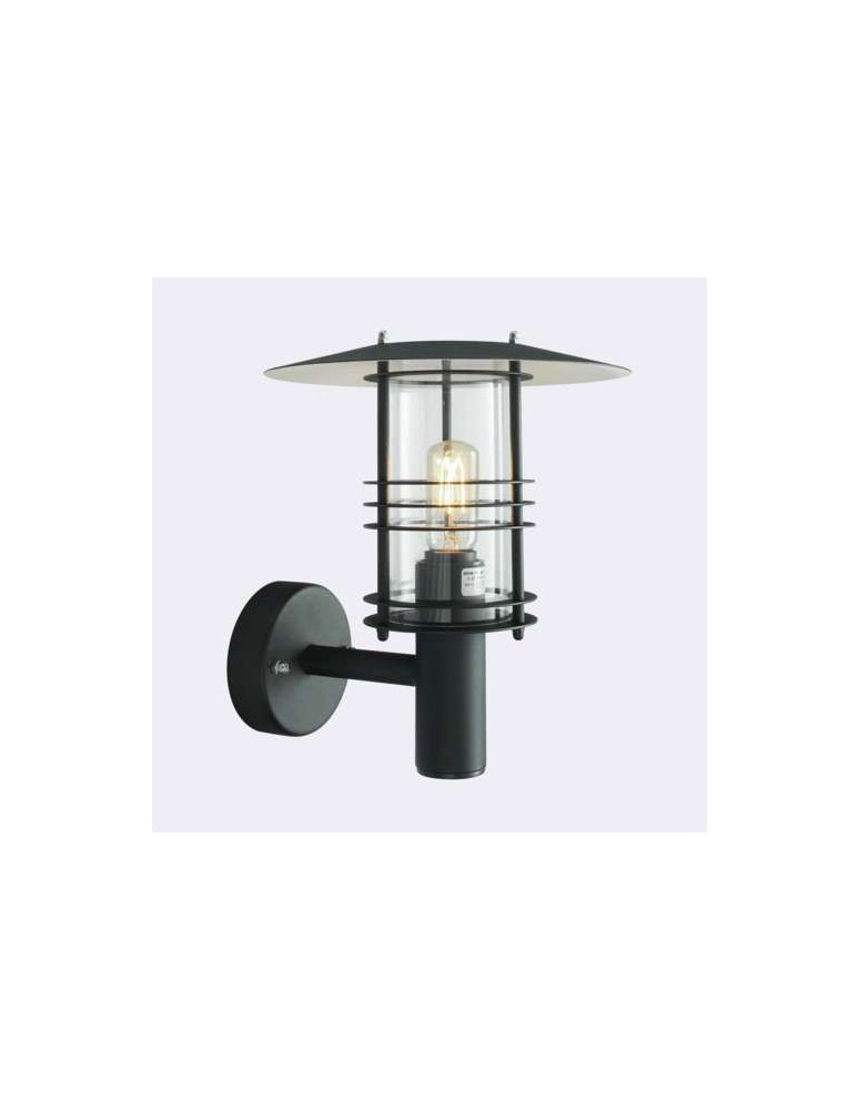 Outdoor wall lamps - Norlys Stockholm Wall lamp 1xE27 IP65 Black 280B - product kolory-swiatla.pl 1