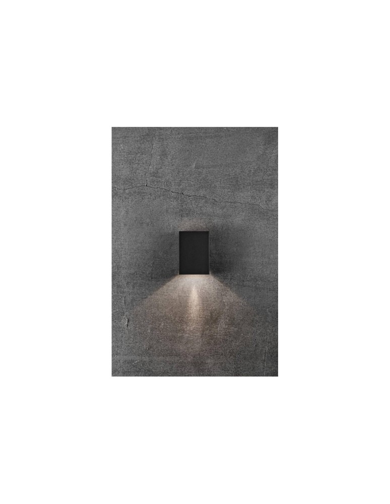 Outdoor wall lamps - NORDLUX FOLD LED Wall Lamp Aluminum Black 2019041003 - product kolory-swiatla.pl 6