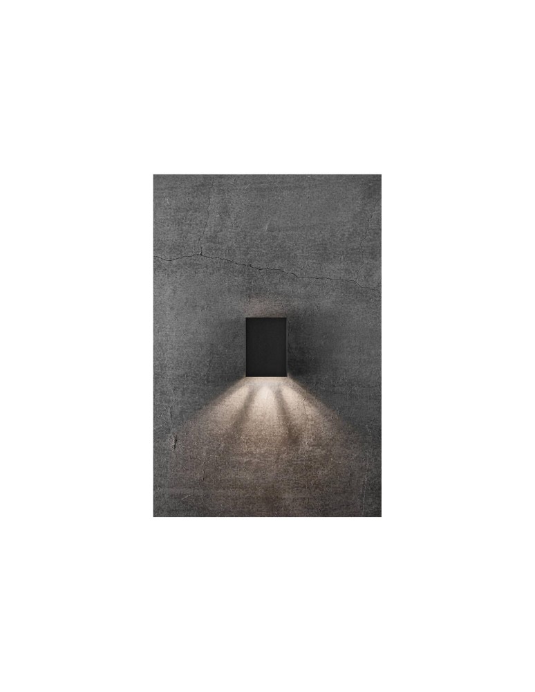 Outdoor wall lamps - NORDLUX FOLD LED Wall Lamp Aluminum Black 2019041003 - product kolory-swiatla.pl 8