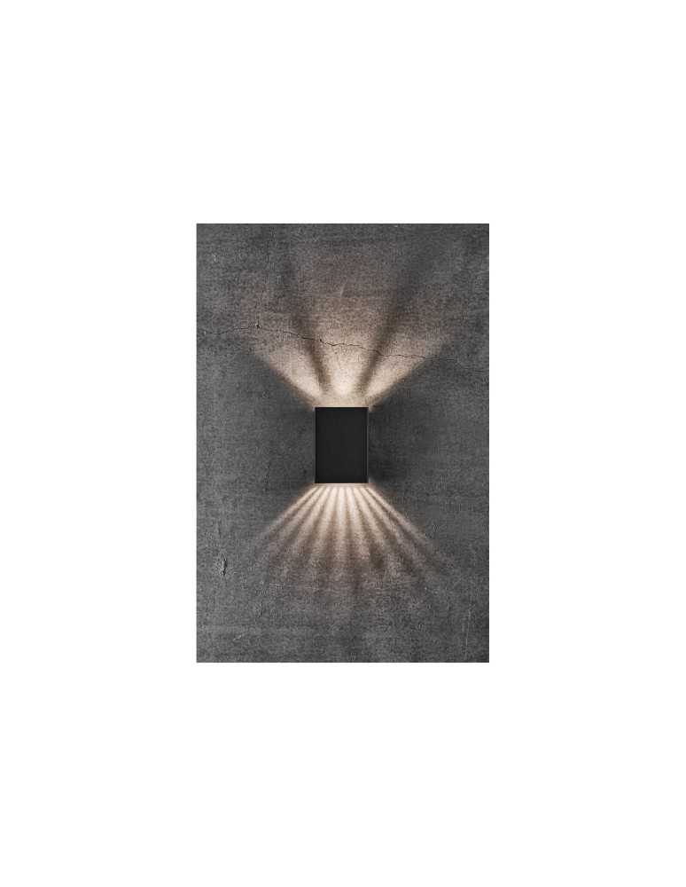 Outdoor wall lamps - NORDLUX FOLD LED Wall Lamp Aluminum Black 2019041003 - product kolory-swiatla.pl 10