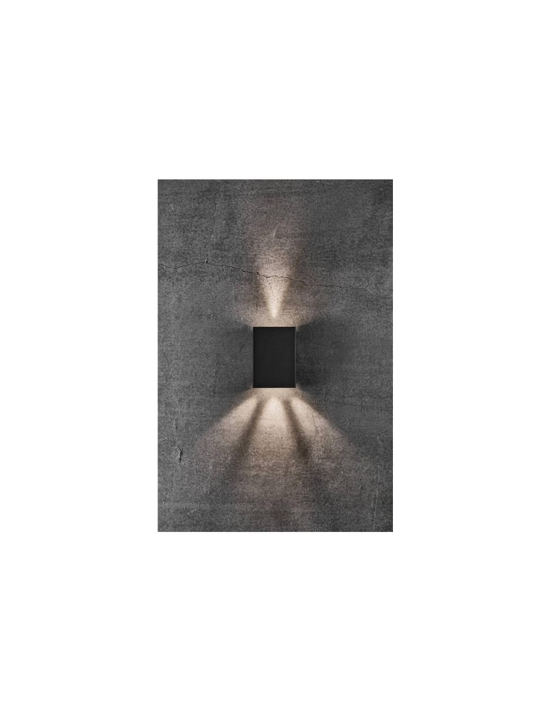 Outdoor wall lamps - NORDLUX FOLD LED Wall Lamp Aluminum Black 2019041003 - product kolory-swiatla.pl 11