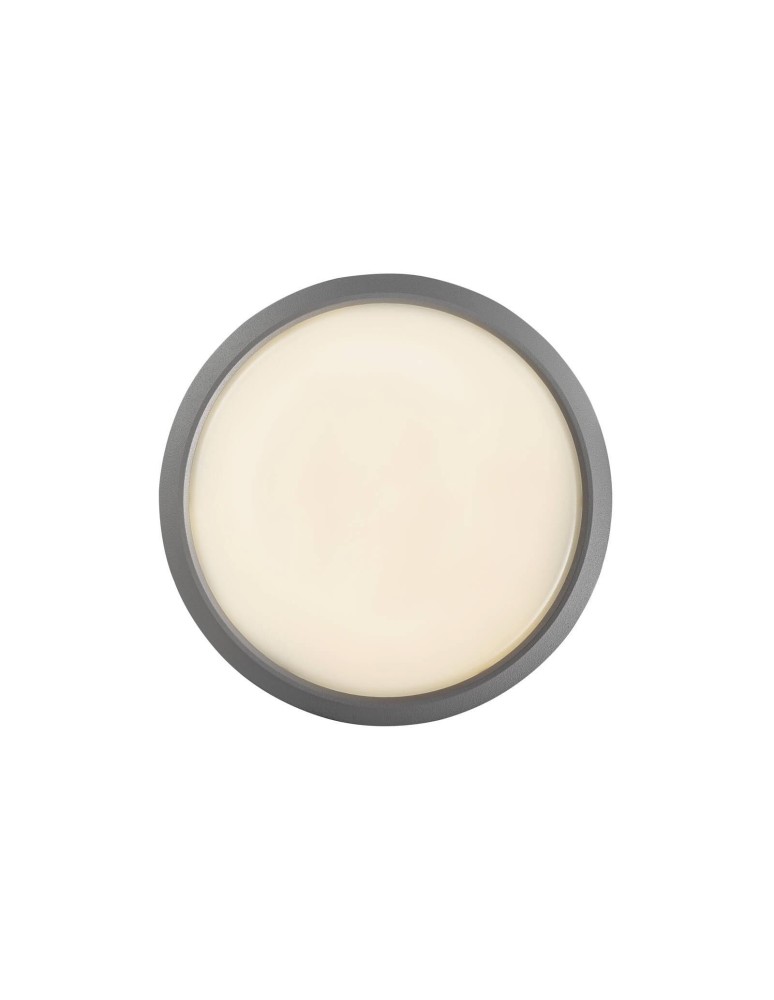 Outdoor wall lamps - NORDLUX Ceiling lamp Plafond round SMARTLIGHT 1x9.5W LED Grey Aluminium 2019016010 - product kolory-swiatla.pl 3