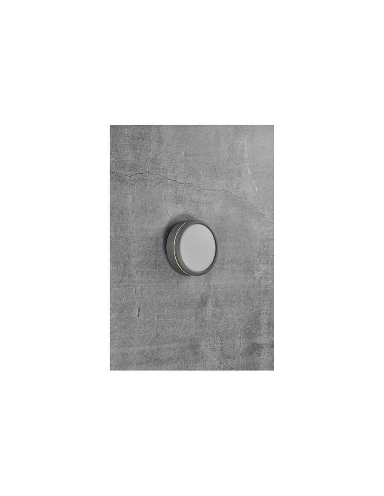Outdoor wall lamps - NORDLUX Ceiling lamp Plafond round SMARTLIGHT 1x9.5W LED Grey Aluminium 2019016010 - product kolory-swiatla.pl 5
