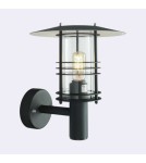 Outdoor wall lamps - Norlys Stockholm Wall lamp BIG 1xE27 IP54 Black 286B - product 1