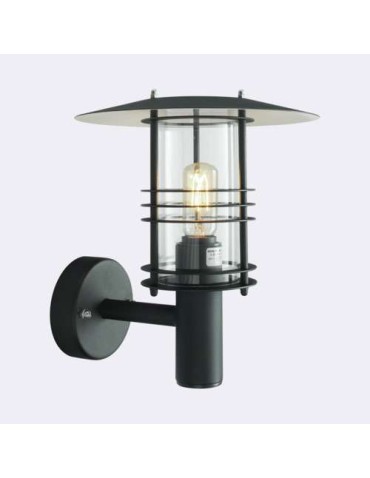 Norlys Stockholm Wall lamp BIG 1xE27 IP54 Black 286B