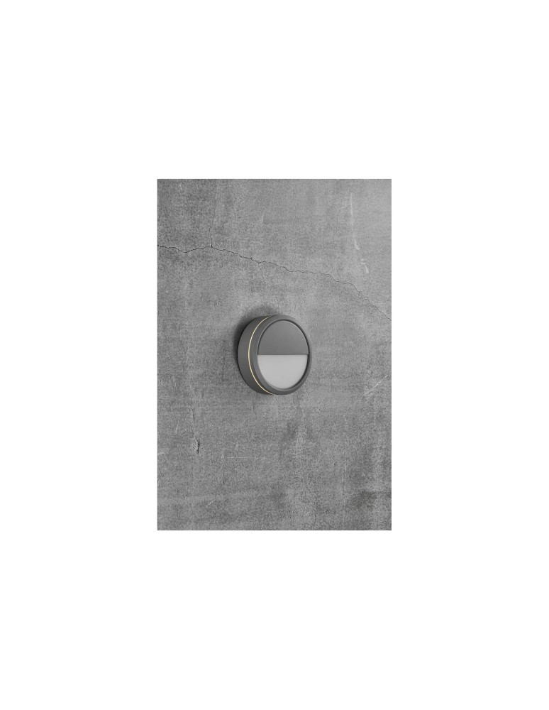 Outdoor wall lamps - NORDLUX Ceiling lamp Plafond round SMARTLIGHT 1x9.5W LED Grey Aluminium 2019016010 - product kolory-swiatla.pl 7