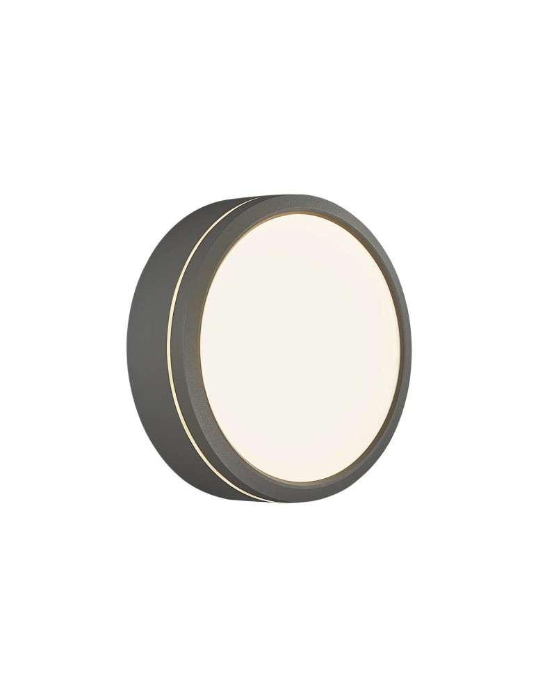 Outdoor wall lamps - NORDLUX Ceiling lamp Plafond round SMARTLIGHT 1x9.5W LED Grey Aluminium 2019016010 - product kolory-swiatla.pl 8
