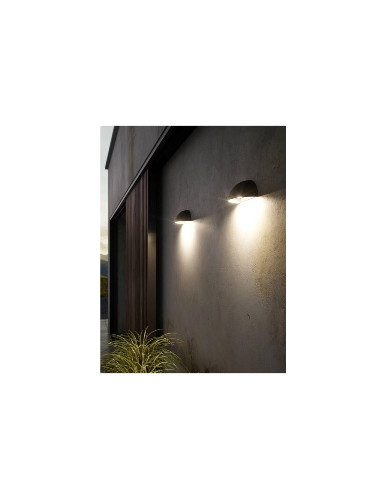 Outdoor wall lamps - NORDLUX SMARTLIGHT LED Aluminum Wall Lamp Black 2019001003 - product kolory-swiatla.pl 4