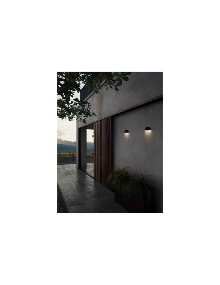 Outdoor wall lamps - NORDLUX SMARTLIGHT LED Aluminum Wall Lamp Black 2019001003 - product kolory-swiatla.pl 5