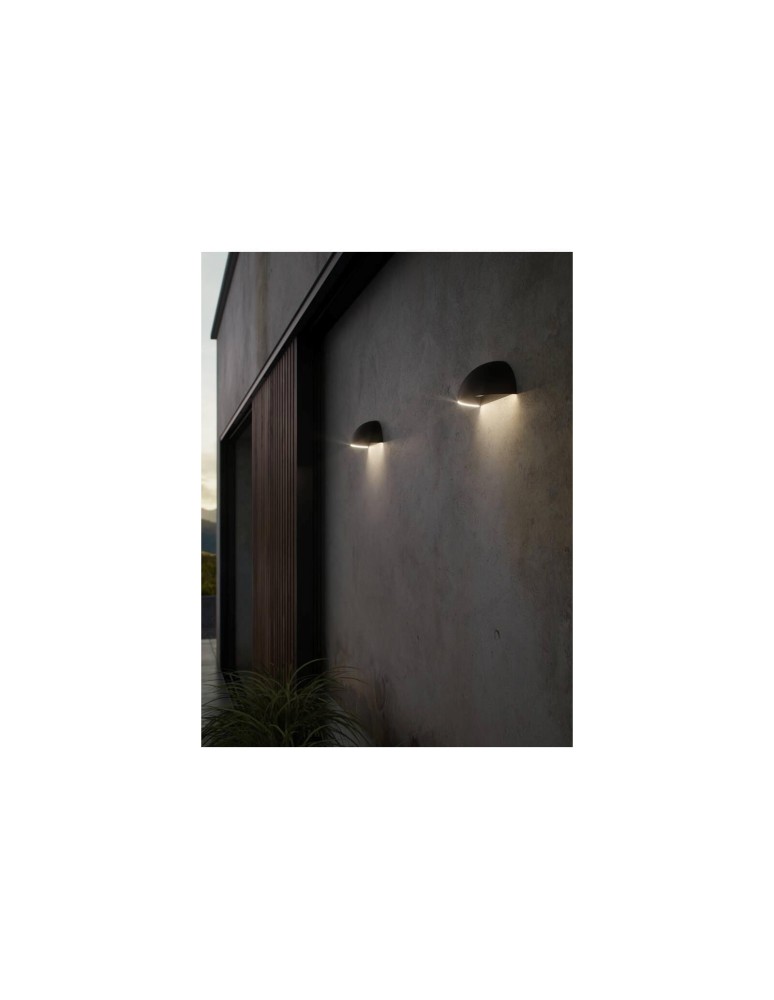 Outdoor wall lamps - NORDLUX SMARTLIGHT LED Aluminum Wall Lamp Black 2019001003 - product kolory-swiatla.pl 7