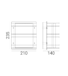 Outdoor wall lamps - Norlys Stockholm Wall lamp 1xE27 IP54 Black 226B - product 2