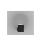 NORDLUX HESTER Lampa ścienna Kinkiet LED Plastik Czarny 2015391003