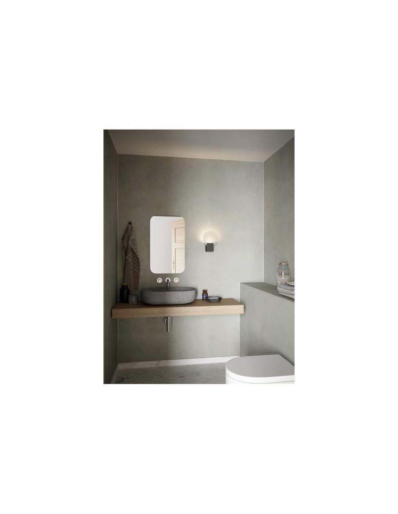 NORDLUX HESTER Lampa ścienna Kinkiet LED Plastik Czarny 2015391003