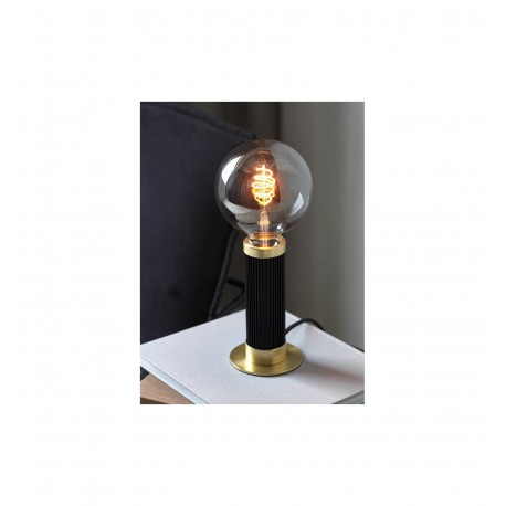 NORDLUX GALLOWAY Lampa Stołowa E27 40W Metal Czarny/Mosiądz 2011075003