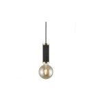 Pendant lamps bulbs - NORDLUX GALLOWAY Pendant Lamp E27 40W Metal Black/Brass 2011053003 - product 1