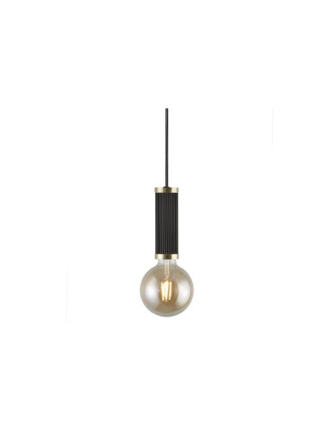 NORDLUX GALLOWAY Pendant Lamp E27 40W Metal Black/Brass 2011053003