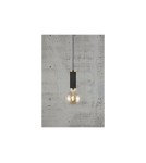 Pendant lamps bulbs - NORDLUX GALLOWAY Pendant Lamp E27 40W Metal Black/Brass 2011053003 - product 2