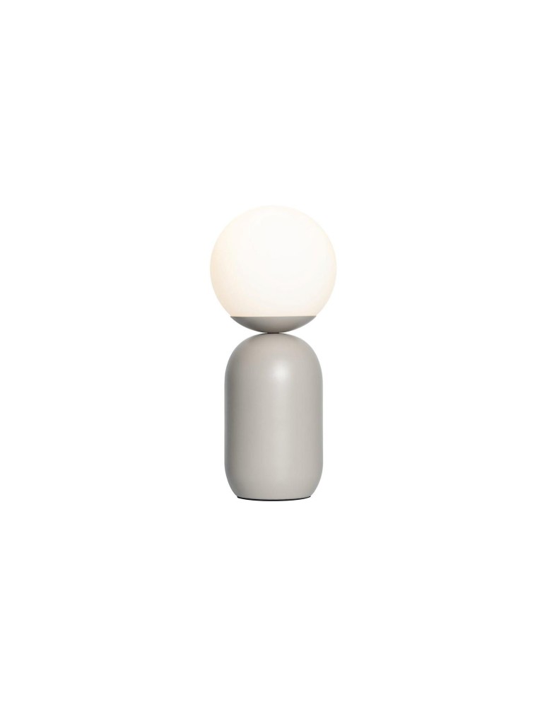 Scandinavian style table lamps - NORDLUX NOTTI Table Lamp E14 25W Metal Grey 2011035010 - product kolory-swiatla.pl 1