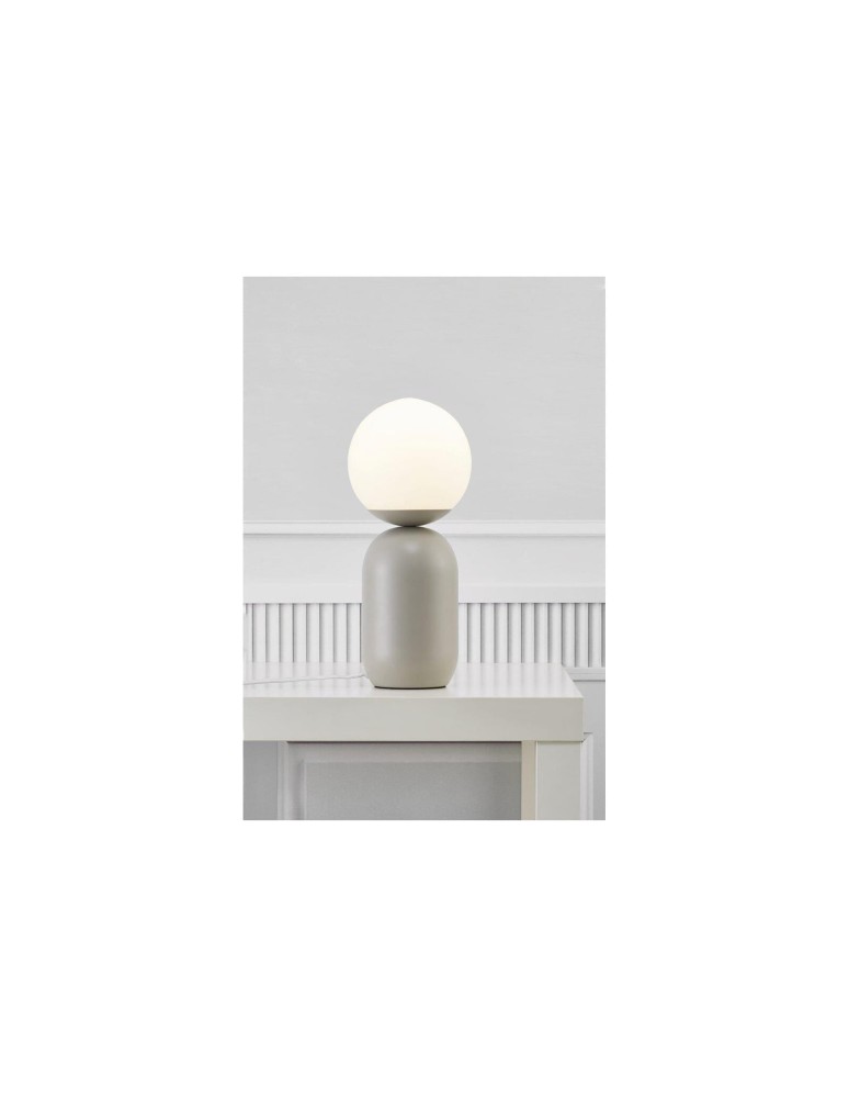 Scandinavian style table lamps - NORDLUX NOTTI Table Lamp E14 25W Metal Grey 2011035010 - product kolory-swiatla.pl 5