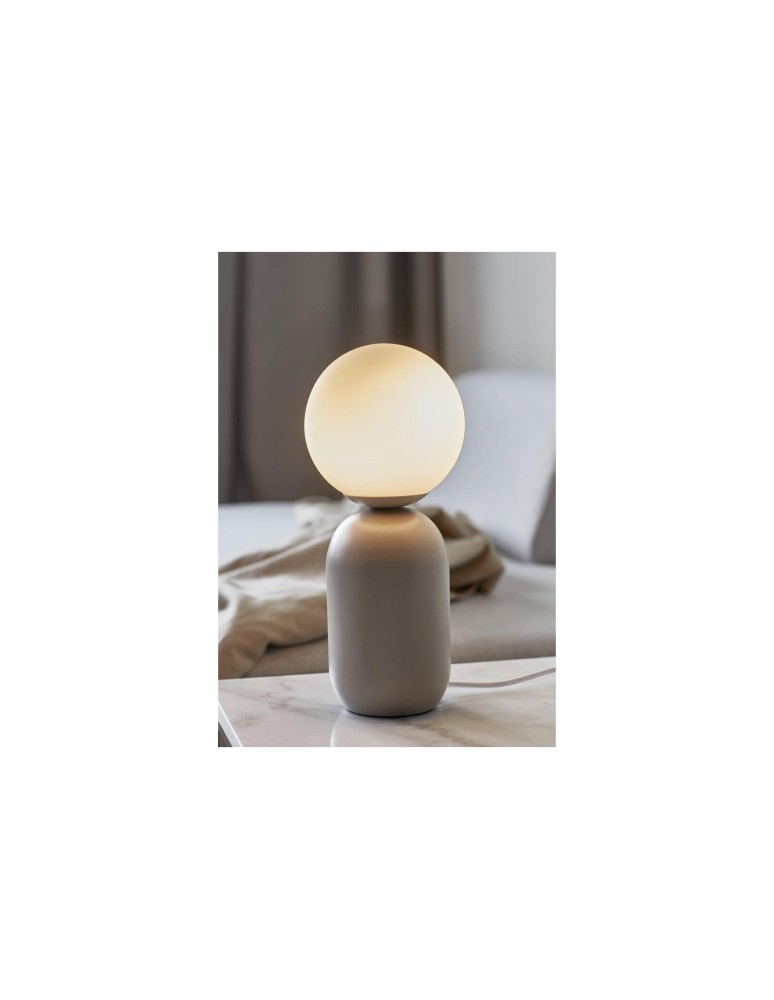 Scandinavian style table lamps - NORDLUX NOTTI Table Lamp E14 25W Metal Grey 2011035010 - product kolory-swiatla.pl 6