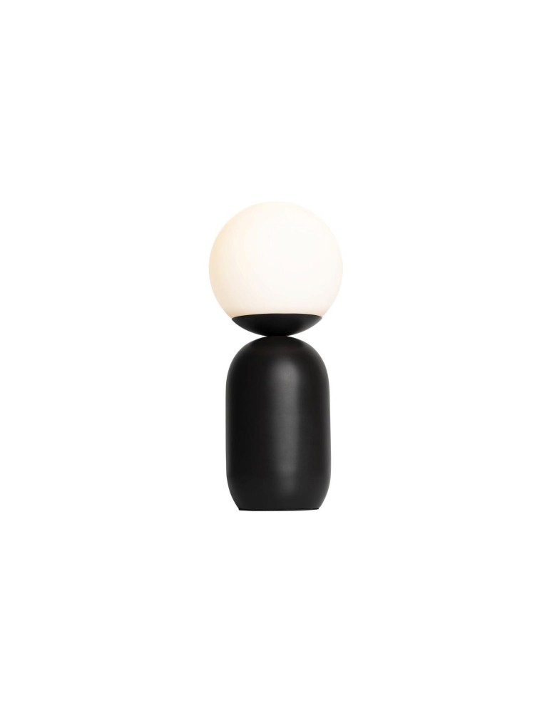 Scandinavian style table lamps - NORDLUX NOTTI Table Lamp E14 25W Metal Black 2011035003 - product kolory-swiatla.pl 2