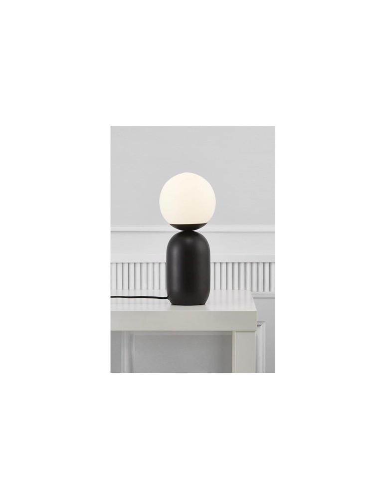 Scandinavian style table lamps - NORDLUX NOTTI Table Lamp E14 25W Metal Black 2011035003 - product kolory-swiatla.pl 5