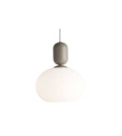 Pendant lamps spheres - NORDLUX NOTTI Pendant Lamp E27 40W Grey 2011003010 - product 1