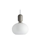 Pendant lamps spheres - NORDLUX NOTTI Pendant Lamp E27 40W Grey 2011003010 - product 3