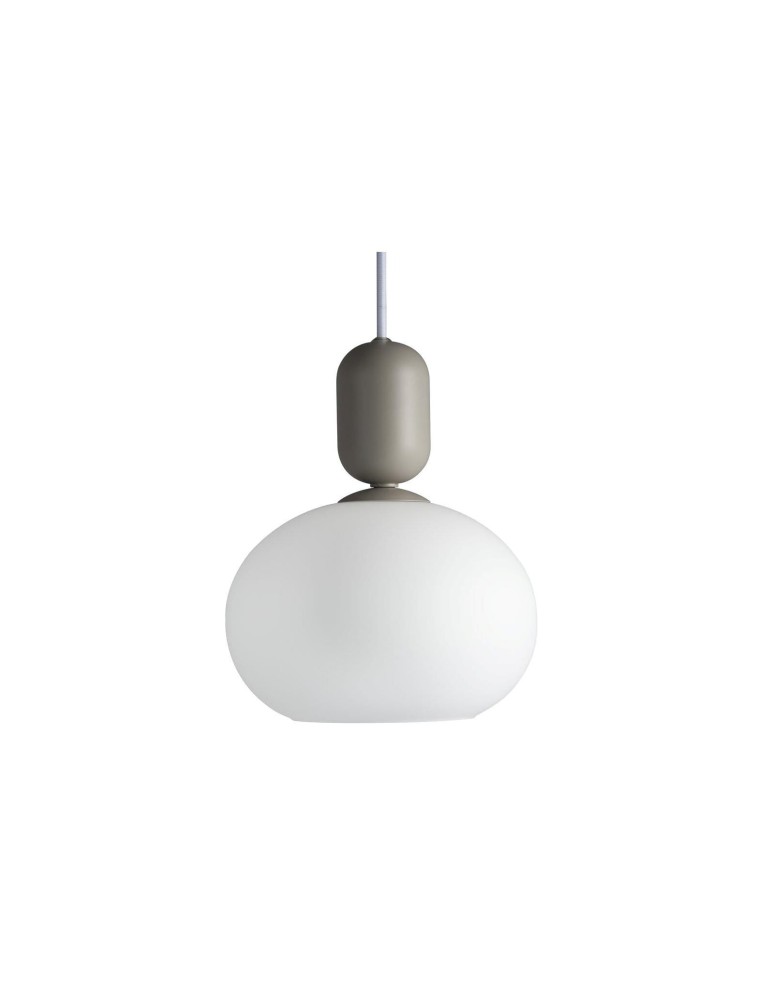 Pendant lamps spheres - NORDLUX NOTTI Pendant Lamp E27 40W Grey 2011003010 - product kolory-swiatla.pl 3