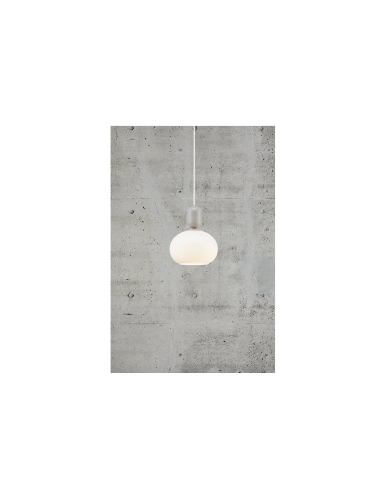 Pendant lamps spheres - NORDLUX NOTTI Pendant Lamp E27 40W Grey 2011003010 - product kolory-swiatla.pl 5