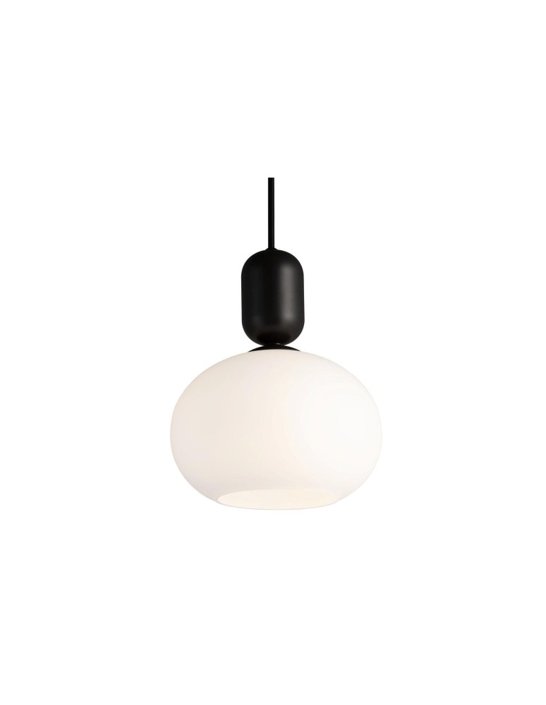 Pendant lamps spheres - NORDLUX NOTTI Pendant Lamp E27 40W Black 2011003003 - product kolory-swiatla.pl 4