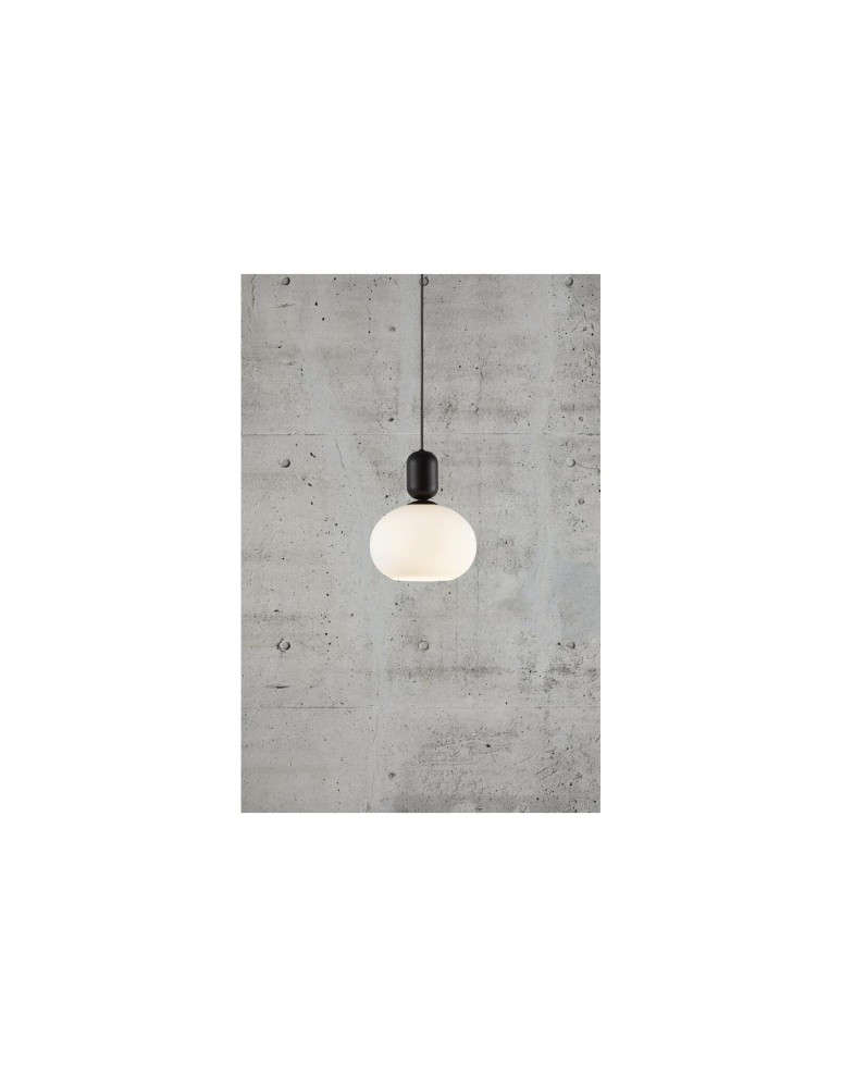 Pendant lamps spheres - NORDLUX NOTTI Pendant Lamp E27 40W Black 2011003003 - product kolory-swiatla.pl 6