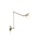 Cantilever wall lamps - NORDLUX CONTINA Wall lamp Wall lamp G9 5W Metal Brass 2010971035 - product 3