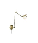 Cantilever wall lamps - NORDLUX CONTINA Wall lamp Wall lamp G9 5W Metal Brass 2010971035 - product 4