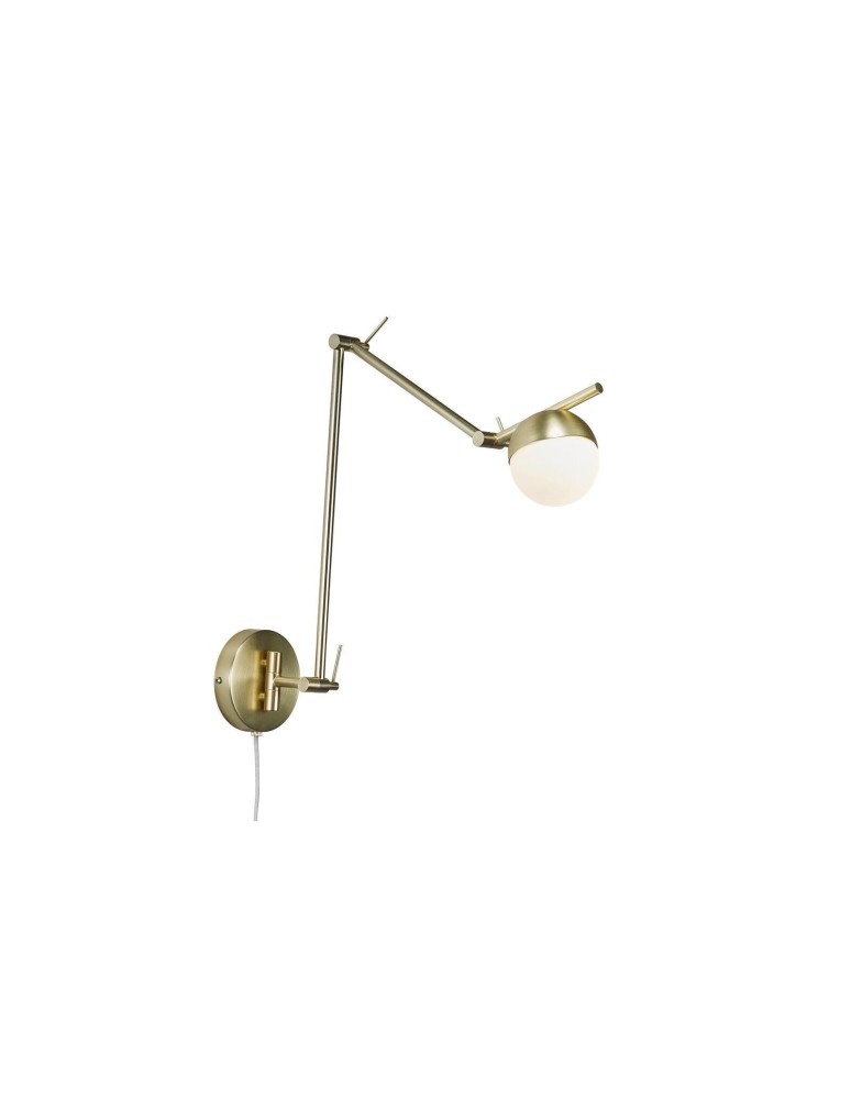 Cantilever wall lamps - NORDLUX CONTINA Wall lamp Wall lamp G9 5W Metal Brass 2010971035 - product kolory-swiatla.pl 4