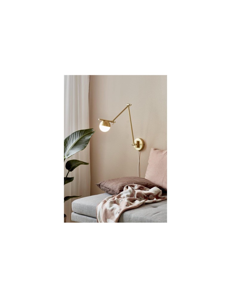 Cantilever wall lamps - NORDLUX CONTINA Wall lamp Wall lamp G9 5W Metal Brass 2010971035 - product kolory-swiatla.pl 5