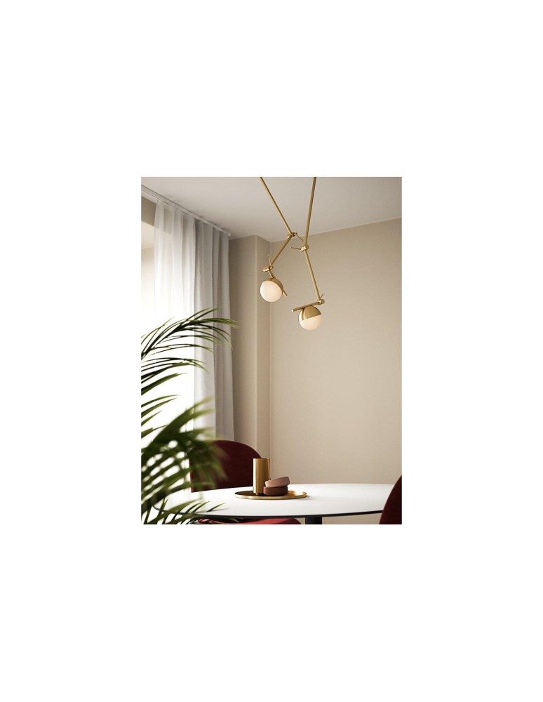 Cantilever wall lamps - NORDLUX CONTINA Wall lamp Wall lamp G9 5W Metal Brass 2010971035 - product kolory-swiatla.pl 6