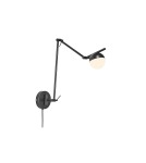 Cantilever wall lamps - NORDLUX CONTINA Wall lamp Wall lamp G9 5W Metal Black 2010971003 - product 4